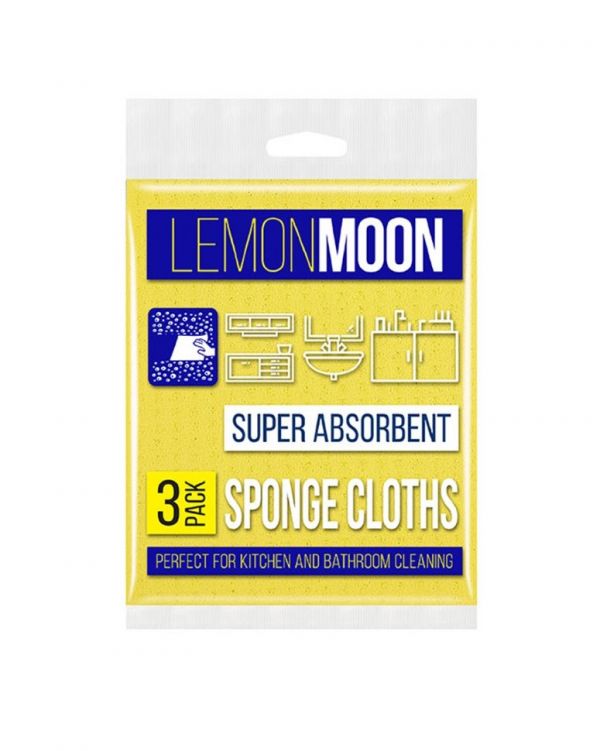 Cellulose napkin 150*150 3pcs. Lemon Moon Art. L500,, Cellulose napkin 150*150 3pcs. Lemon Moon Art. L500,,